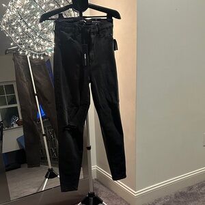 Fashion Nova Charcoal High-Rise Jeans